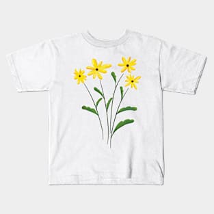 Wildflower springtime Kids T-Shirt